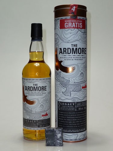 Ardmore Legacy mit 4 Whiskykühlsteinen
